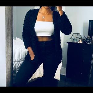 H&M black cardigan